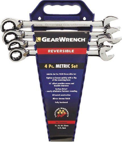 Kd Tools EHT9601N 4 Piece Reversible Gearwrench Completer Set- Metric