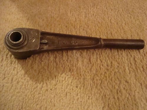 Vintage PAT PENDING No. 50 Linesman Ironworker Ratchet Wrench