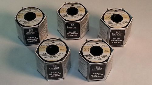 Kester .031inch diameter 63%tin 37%lead no clean solder 24-6337-8800 5lb -new- for sale