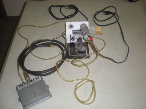 Pace Model DE-VAC-77 Desoldering Unit with Ped-A-Vac III Foot Pedal for Parts