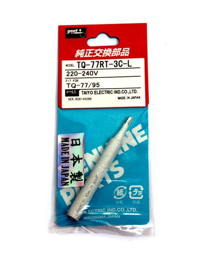 1pc tq-77rt-3c-l goot taiyo soldering tip for tq-77 tq-90 tq-95 ac220v japan for sale