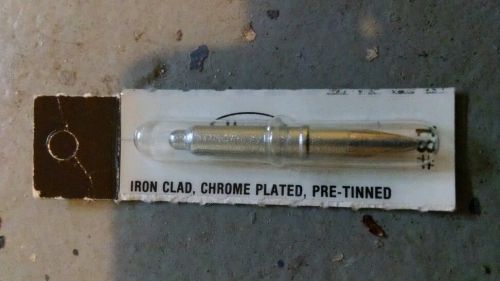 UNGAR # 81 SOLDERING TIP IRON CLAD, CHROME PLATED, PRE-TINNED