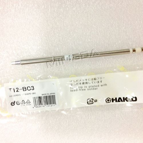 Free Shipping! T12-BC3 Lead-free Soldering Iron Tips For HAKKO FX-95Welding tips
