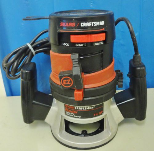 SEARS CRAFTSMAN 1-1/2 HP 25000RPM 8A 120V 60Hz DOUBLE INSULATED ROUTER,MODEL 315