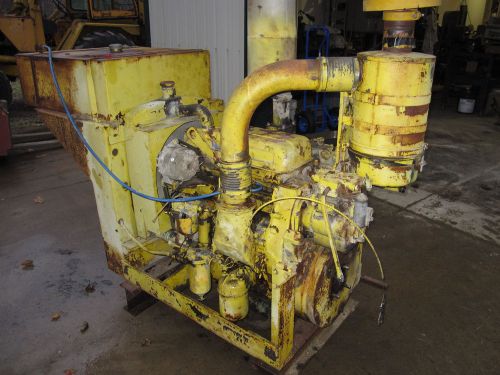 353 Detroit Diesel power unit  radiator fuel tank air compressor hydrualic pump