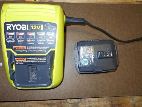 RYOBI 12 Volt Charger and Battery