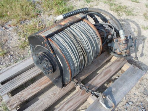 Braden hydraulic winch with 1000 ft.of cable pd12c for sale