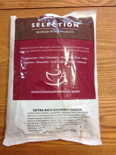 Selections Unlimited Extra Rich Gourmet Cocoa Powder Hot Chocolate 2 Lb. Bag