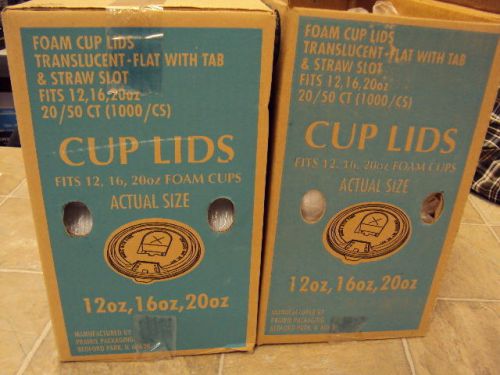 Foam cup lids over 1500 brand new fits 12 16 and 20 oz foam cups