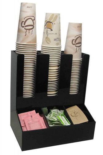 Office coffee system cup dispenser condiment caddy ocs beverage lid holder tea for sale