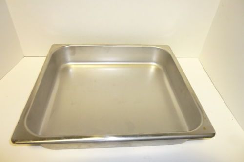 STEAM TABLE PAN 2/3 SIZE 2&#039;&#039; NEW HEAVY DUTY STAINLESS STEEL