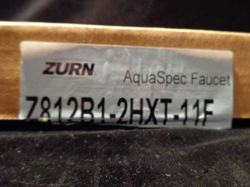 Zurn z 812b1-2hxt-11f aqua spec faucet for sale