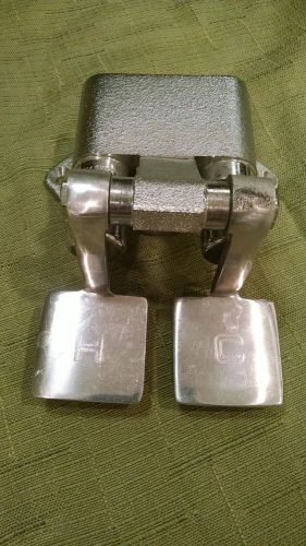Chicago faucet co. chrome hot and cold foot pedals for sale