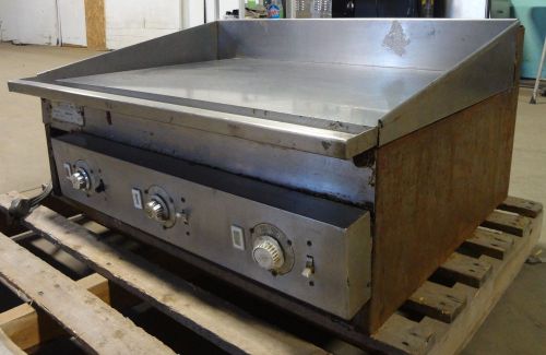 &#034; KEATING &#034; HEAVY DUTY COMMERCIAL STAINLESS STEEL 36&#034; ELECTRIC FLAT-TOP/GRIDDLE