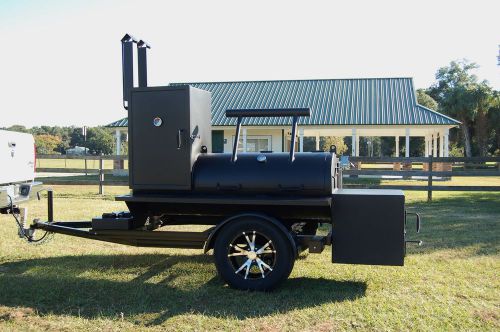 Custom bbq trailer smoker for sale