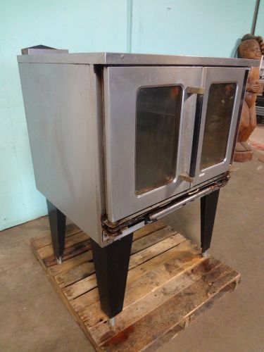 H. duty commercial stainless steel.natural gas 2 doors convection oven on stand for sale