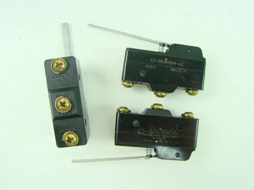 3 micro usa bz-2rw824-a2 lot switches switch limit snap hinge lever commercial for sale