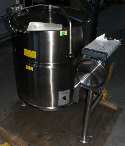 New cleveland range kel-25-t tilting steam jacketed kettle electric for sale