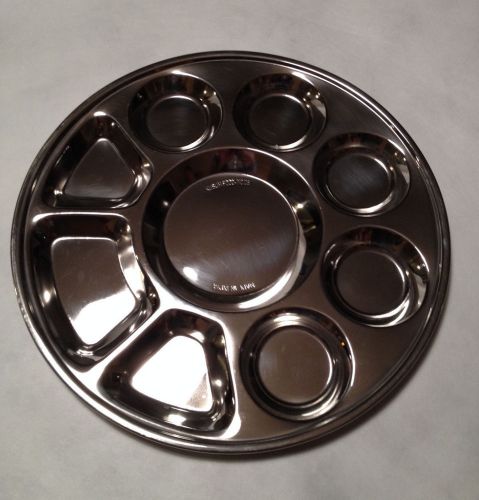Stainless Steel Tray: 9 Compartment Thali