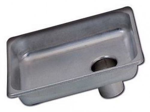 Adcraft 12PAN Stainless Steel #12 Meat Grinder Feed Pan