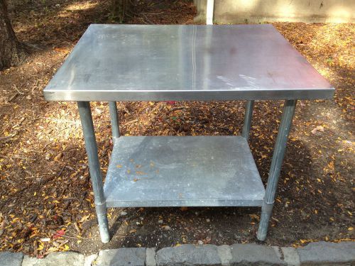 Commercial Kitchen Restaurant Stainless Steel Prep Work Table 12 MILES WEST NYC