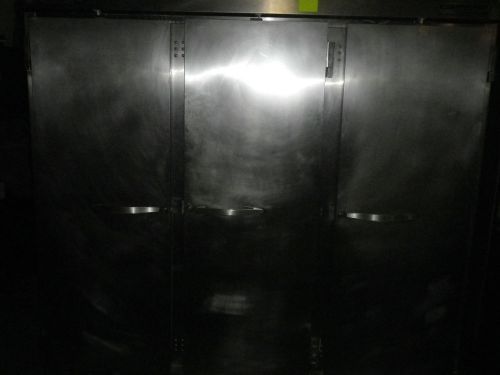 Beverage Air PF74-5A5 Three Door Stainless Steel Reach In Freezer 78&#034;