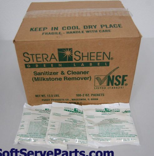 Taylor Soft Serve / Frozen Yogurt Machine Sanitizer 100 Pre-Measured Packets