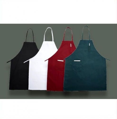 1 Piece BIB Apron Full Length Black NO POCKET Commercial NEW FREE SHIPPING