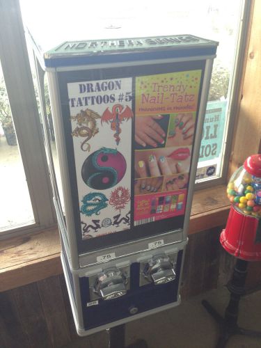 New Northern Beaver Flat-Pak Tattoo Vending Machine WITH TATTOOS