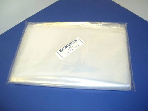 50 CLEAR 9 x 12 POLY BAGS 1 MIL PLASTIC FLAT OPEN TOP