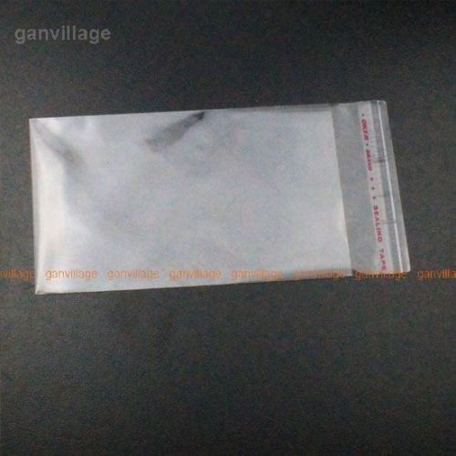 50 x clear self adhesive seal plastic gems toy gift retail packing bags 6.5x12cm for sale