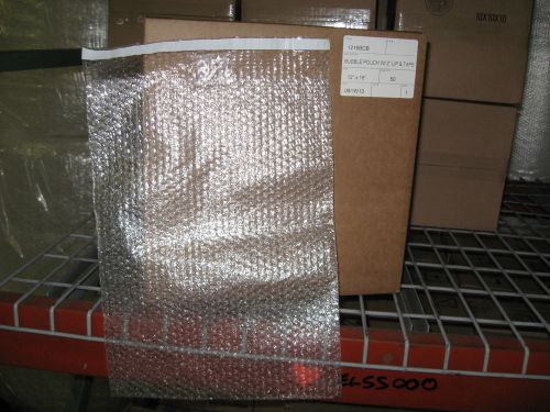 50 - 12&#034; x 16&#034; clear self-seal bubble pouch bag mailers for sale