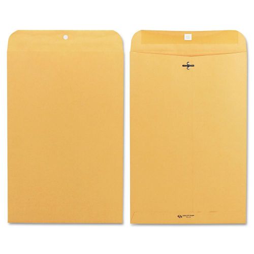 100 business envelopes 10x15 28lb kraft manila shipping catalog yellow clasp lot for sale