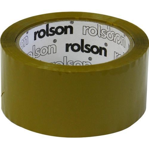 Rolson 60388 Brown Parcel Packing Moving Shipping Tape 50Mm 50Mm X 66M