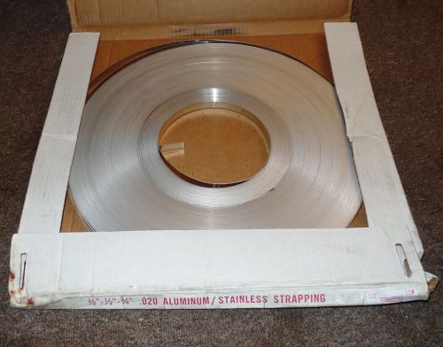 RPR PRODECTS ALLUMINUM BANDING/STRAPING  1/2” widths x .020” thickness 100 FEET