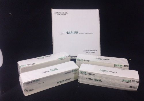 Hasler Postage Meter Tapes Strips Labels #910-003-0 New box of 1000 Double label
