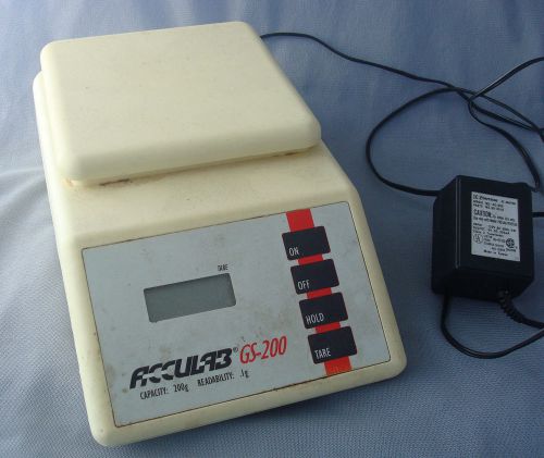 Acculab gs-200 digital precision toploader scale ounces or grams for sale