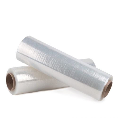 1 case(4) rolls stretch wrap film 18 x 1500 80 gauge free &amp; fast ups shipping for sale