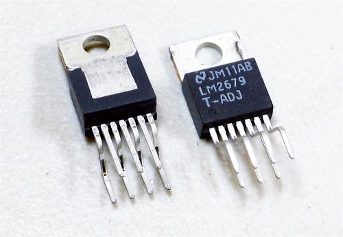 2x lm2679t-adj nsc 1.2 to 37v 5a step down voltage regulator-brand new for sale