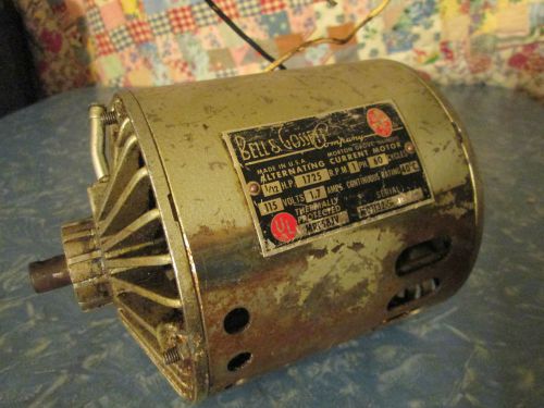 Bell &amp; Gossett Eletric Motor  1/12 H.P.