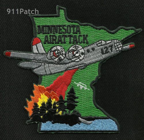 Minnesota - Air Attack Forest Fire Wildfire Wildland FIREFIGHTER Patch Fire Dept