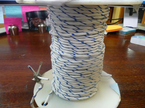 Whitmore M27500-20RC2W06    20AWG 3 conductor shielded  White/blu  Approx 89ft