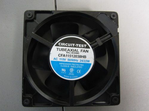 NEW Circuit Test CFA11512038HB Cooling Fan AC 115V 50/60HZ 24/22W FREE SHIPPING