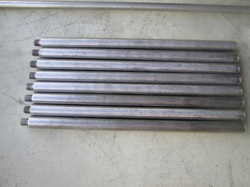 Stainless steel 1/2&#034; diameter threaded stir rod 9&#034; 9.00&#034; length 5/16 -18 thread for sale