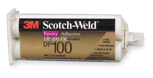 3M Scotch-Weld Epoxy Adhesive DP-100 FR (flame retardant) OFF WHITE 1.7 OZ  NEW