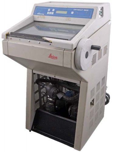 Reichert-jung/leica cryocut 1800 illuminated cryostat w/2020 microtome parts for sale