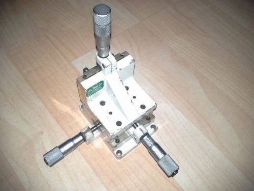 Line Tool Model A A-RH 3-Axis Linear Translation Stage w/ Micrometers Optical