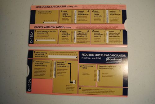 R 410A Superheat Subcooling Calculator Charging Chart .new