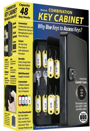 48-122 Hook Security Keys Safe Lock Safety Secure Storage Box Cabinet Wall Mount