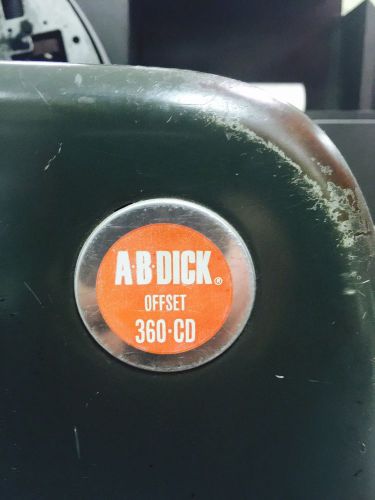Nice AB Dick 360 CD